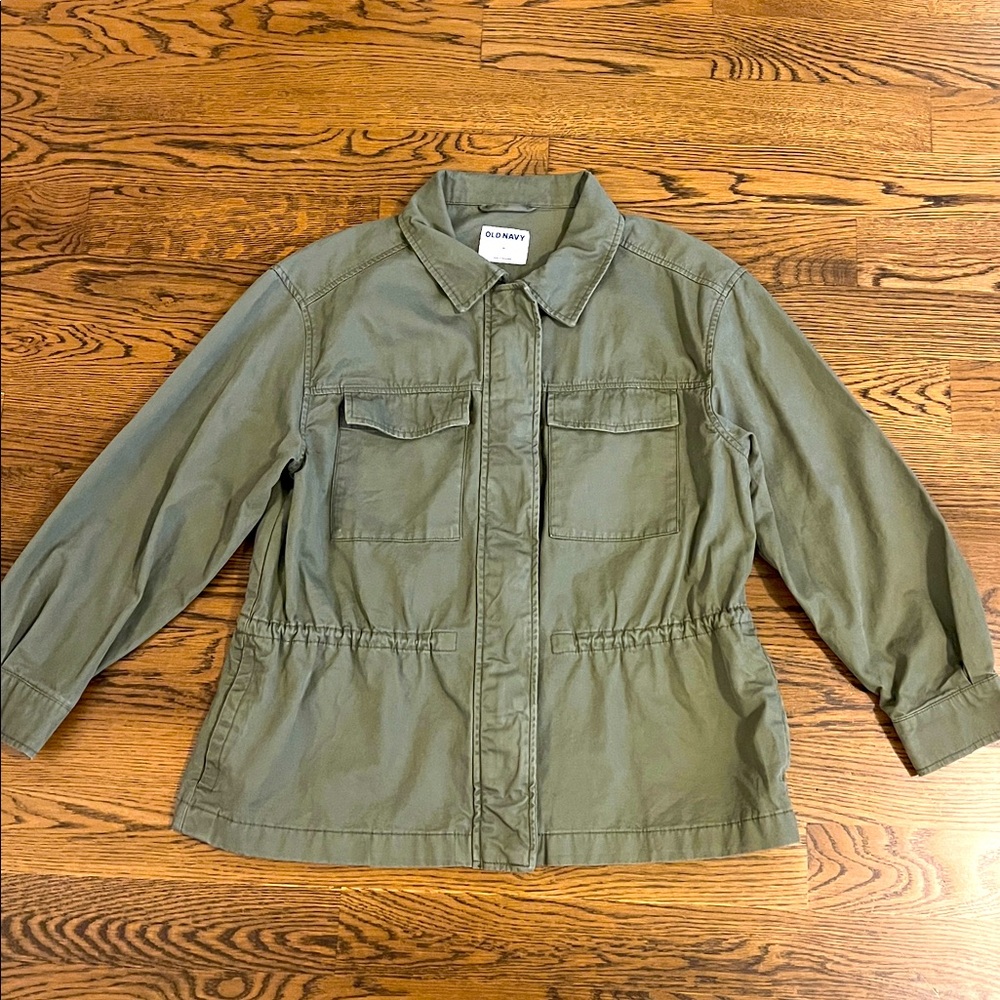Old Navy Classic Green Utility Jacket